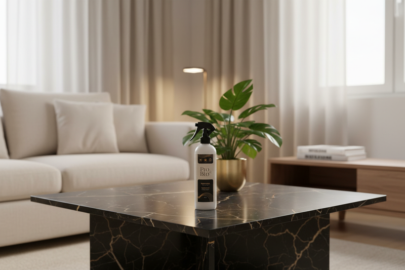 Living room with Pro&Bio spray