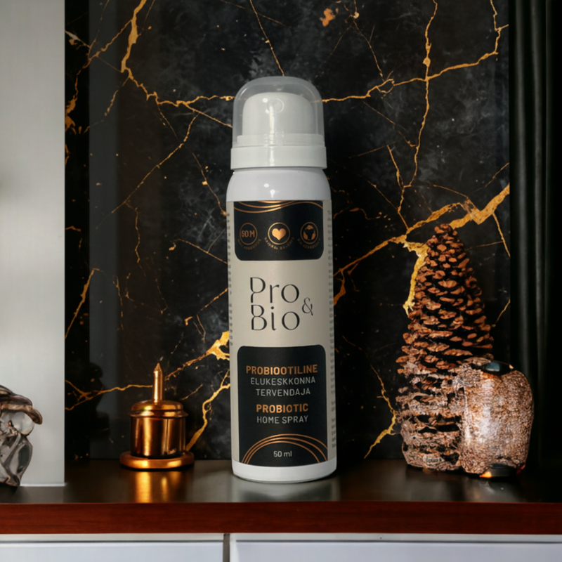 Pro&Bio Home Spray on dark marble
